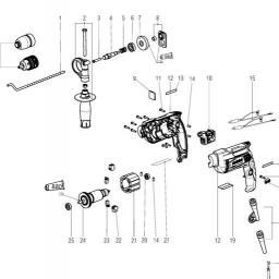 Metabo BE 650 spare parts