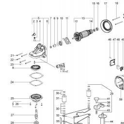 Metabo MFE 65 spare parts