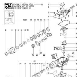 Metabo MHE 56 spare parts