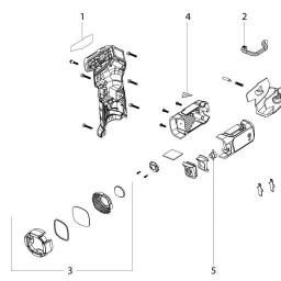 Metabo PowerMaxx ULA LED spare parts