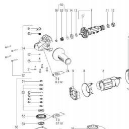 Metabo W 9-115 Quick spare parts