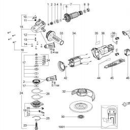 Metabo WPA 11-125 QuickProtect spare parts