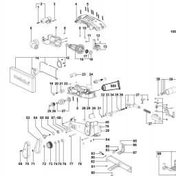 Metabo BAE 75 spare parts
