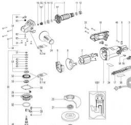 Metabo WP 9-115 Quick spare parts