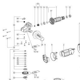 Metabo W 900-125 spare parts
