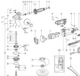 Metabo WP 9-100 spare parts