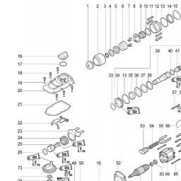 Metabo MHE 96 spare parts