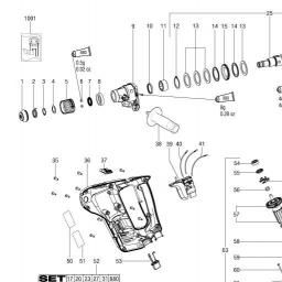Metabo BHE 20 Compact spare parts