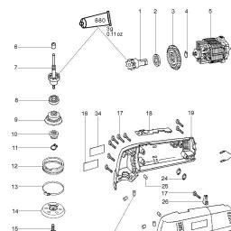 Metabo SX E 400 spare parts