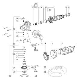 Metabo W 12-150 Quick spare parts