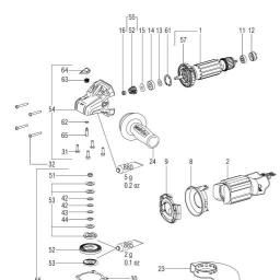 Metabo WA 12-125 Quick spare parts
