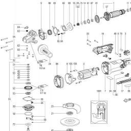Metabo WPB 12-125 Quick spare parts