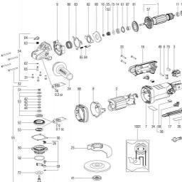 Metabo WPBA 12-125 Quick spare parts