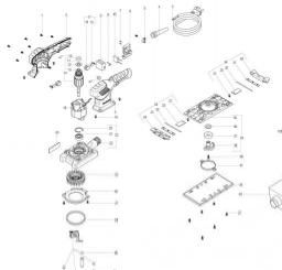 Metabo SRE 3185 spare parts