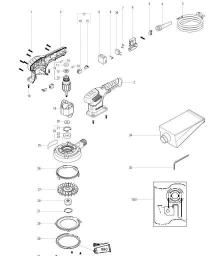 Metabo SXE 3150 spare parts