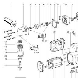 Metabo WBE 700 spare parts