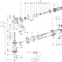 Metabo WEBA 17-125 Quick spare parts
