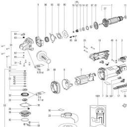 Metabo WEPBA 17-125 Quick DS spare parts