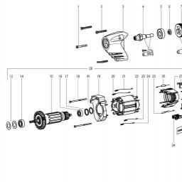 Metabo BE 4006 spare parts