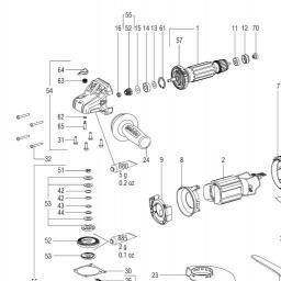 Metabo WEV 15-125 Quick Inox spare parts