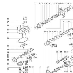 Metabo KHE 96 spare parts