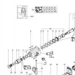 Metabo KHE 2443 spare parts