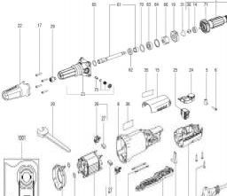 Metabo GEP 710 Plus spare parts