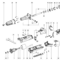 Metabo GPA 18 LTX spare parts