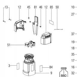 Metabo MAG 50 spare parts