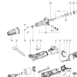 Metabo GA 18 LTX spare parts