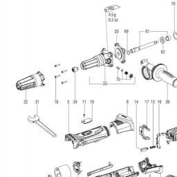 Metabo GA 18 LTX G spare parts