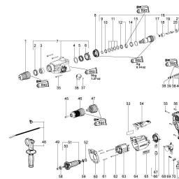 Metabo KHE 2851 spare parts