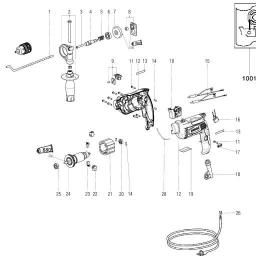 Metabo SB 650 spare parts