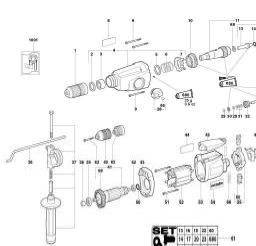 Metabo UHE 20 spare parts