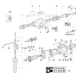 Metabo UHE 22 Multi spare parts
