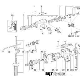 Metabo UHE 26 Multi spare parts