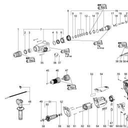 Metabo UHE 2450 Multi spare parts