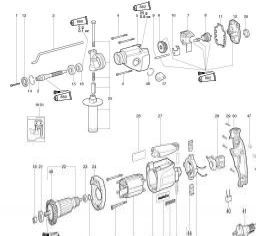 Metabo SBE 705 spare parts