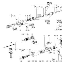 Metabo UHE 2850 Multi spare parts