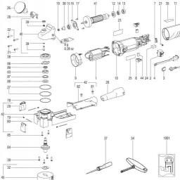 Metabo LF 724 S spare parts