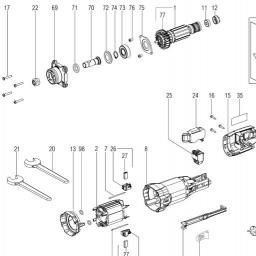 Metabo FME 737 spare parts