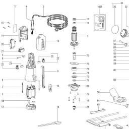 Metabo OFE 738 spare parts