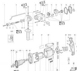 Metabo SBE 750 spare parts