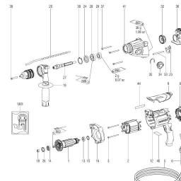 Metabo SB 850-2 spare parts
