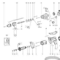 Metabo SBE 780-2 spare parts