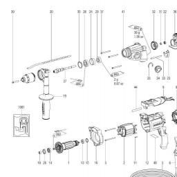 Metabo SBEV 1100-2 S spare parts