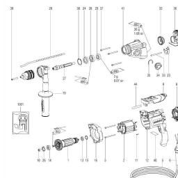 Metabo SBEV 1300-2 spare parts