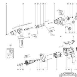 Metabo SBE 850-2 S spare parts