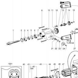 Metabo B 805/2 S spare parts