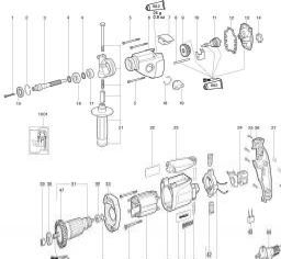 Metabo BE 710 spare parts